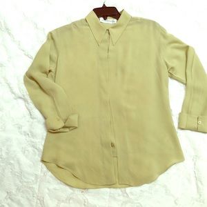 Kirsten Scarcelli silk blouse sz8